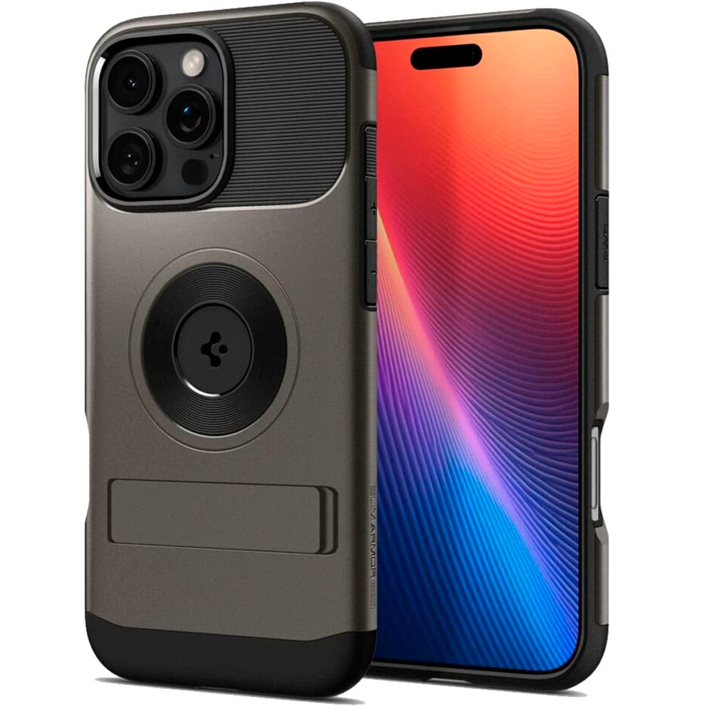 Apple Funda Iphone Pro Max Spigen Slim Armor Mag Fit Gunmetal ACS08033
