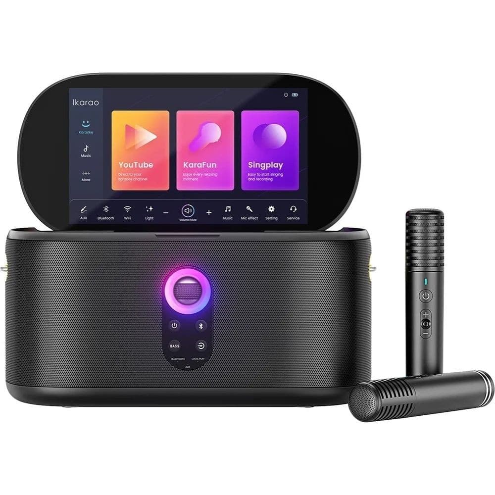 Joog Speaker Joog Shell S1 Karaoke Lcd Preto
