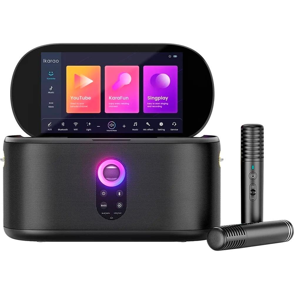 Joog Speaker Joog Shell S1 Karaoke Lcd Preto