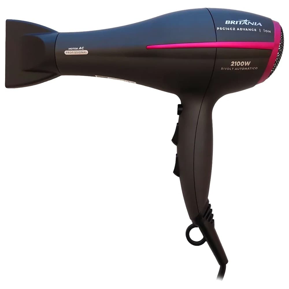Britania Secador Cabello Britania PSC14CZ Tem Vel 2100W Bivolt Preto