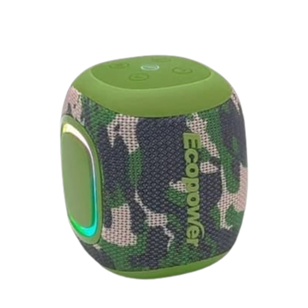 Ecopower Speaker Ecopower Ep S111 Bt Usb Sd Aux IPX5 Camuflado Verde