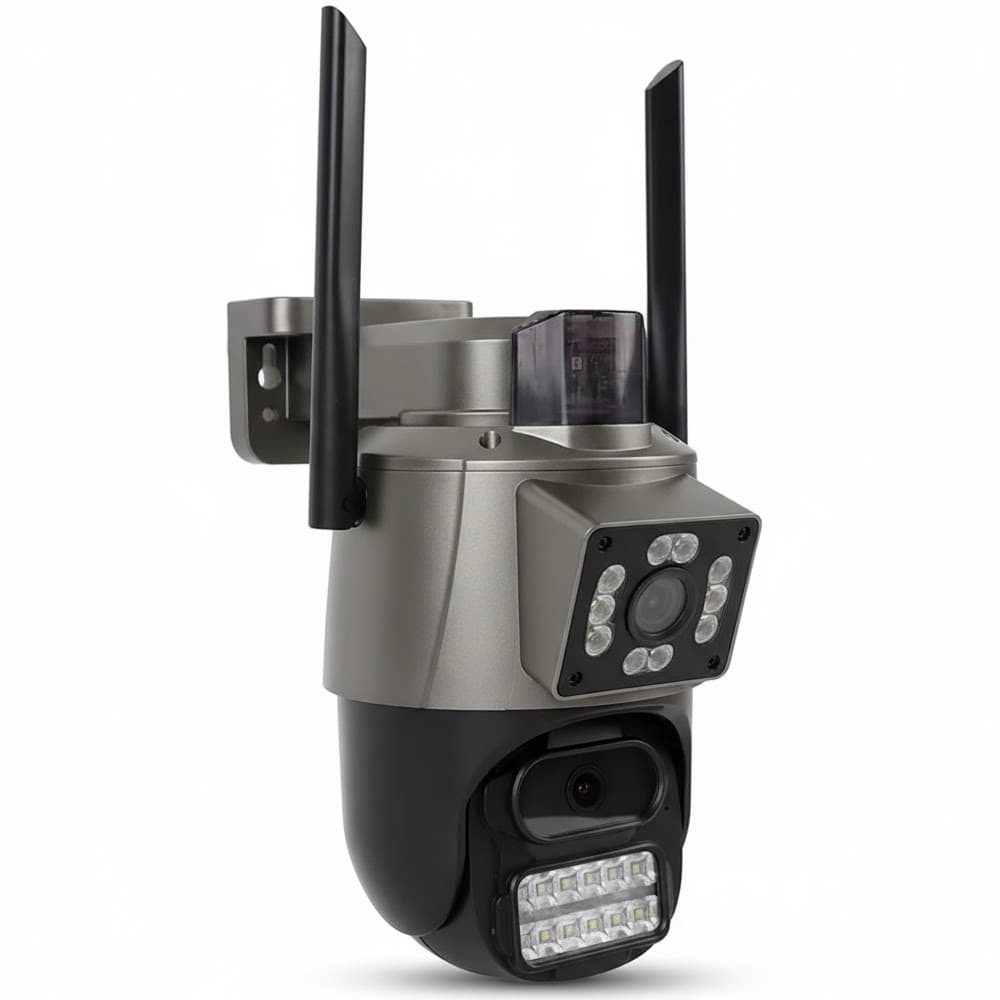 Camara Ip Abc A3058 Pro Dome Wifi Hfd 8K Gris