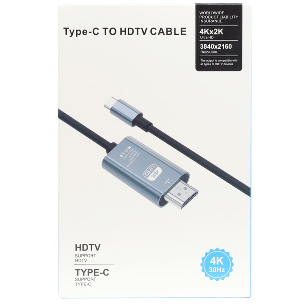 Generico Cable Adaptador Usb Hdmi Macho Preto