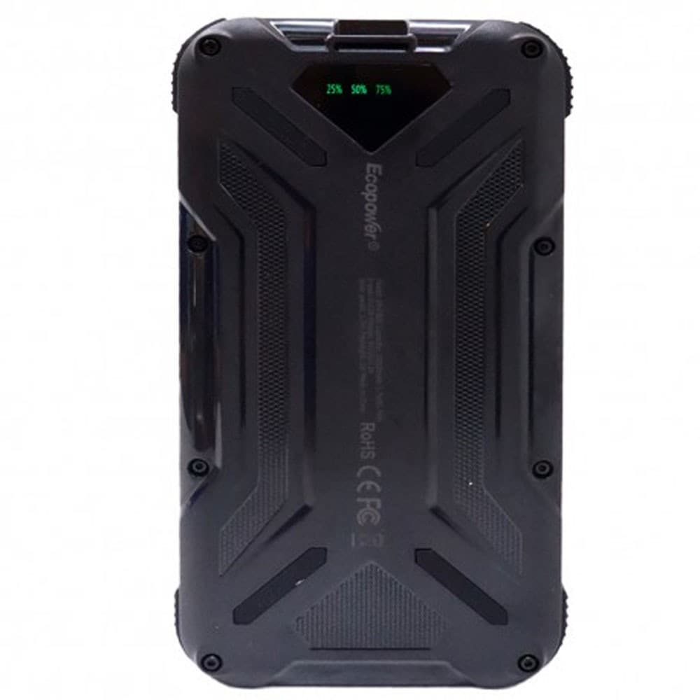 Ecopower Cargador Portatil Ecopower Ep C805 22000MAH Solar Linterna Preto