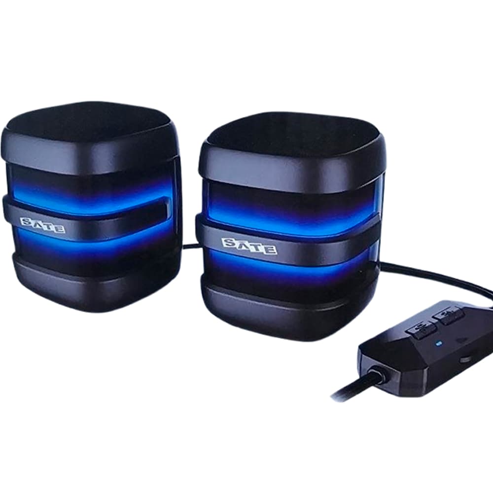 Satellite Speaker Satellite As Bt Rgb Aux Usb Preto