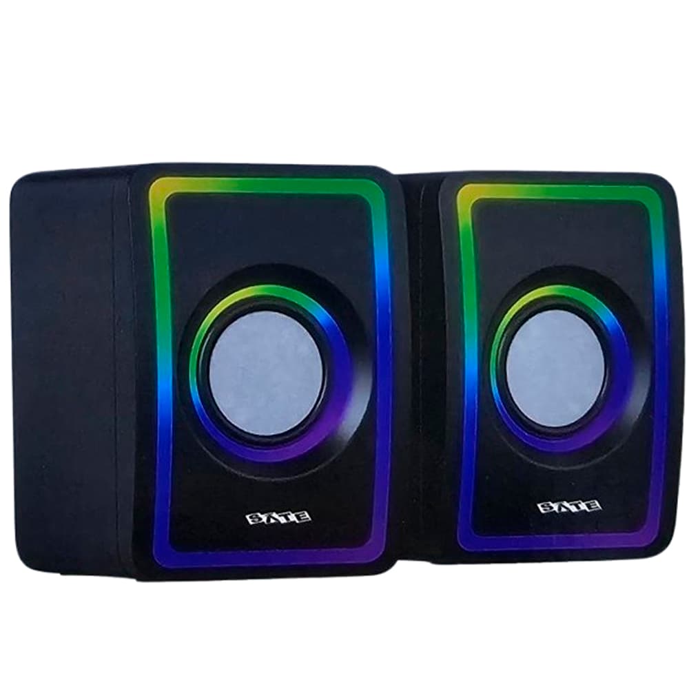 Satellite Speaker Satellite As Bt Rgb Aux Usb Preto