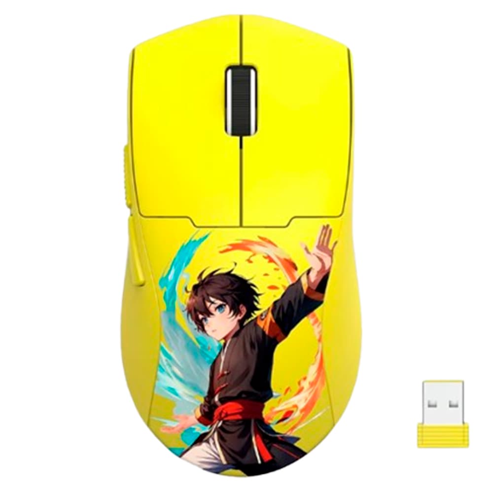 Redragon Wireless K1NG Max M918AKB Pro 26000DPI Amarelo