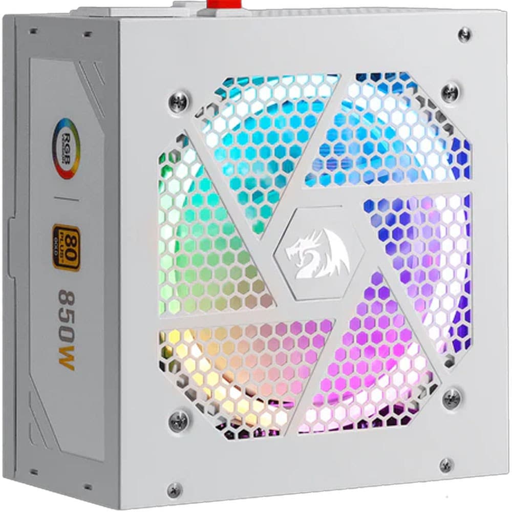 Acessório · Redragon Fuente Redragon 850W Gc PS007W Plus Rgb Full Modular Branco
