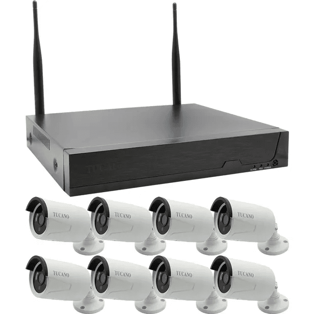 Tucano Cctv Tucano Tc WF08 Camaras Wi Fi Branco