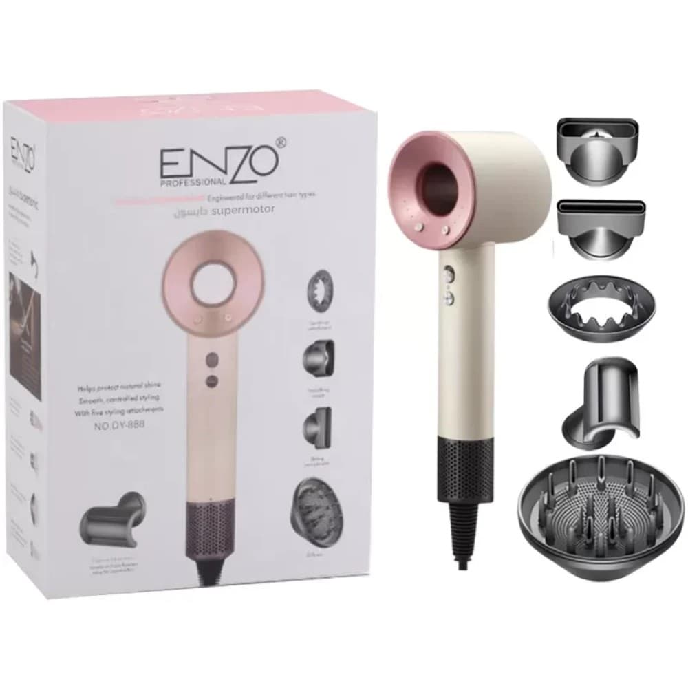 Estelle-ewen Secador Enzo Profesional Dy 220V 50HZ Rosa Claro