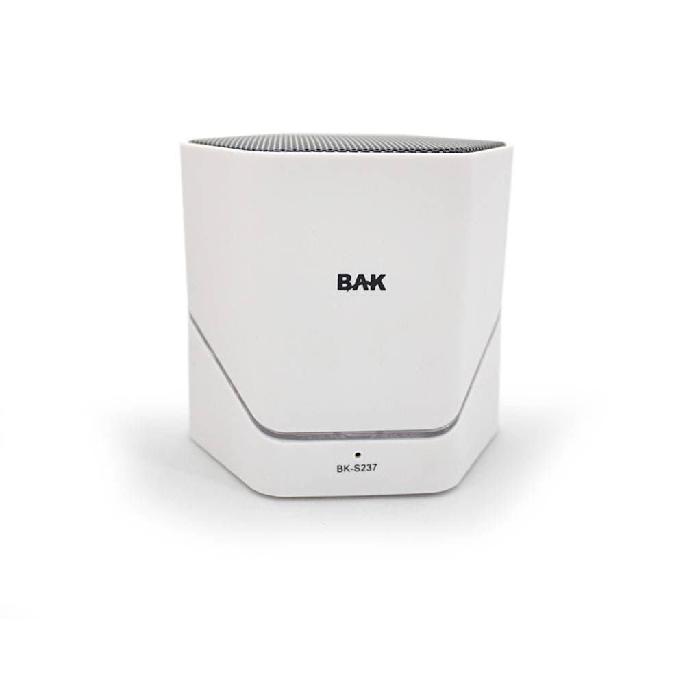 Bak Speaker Bk S237 Usb Led Branco