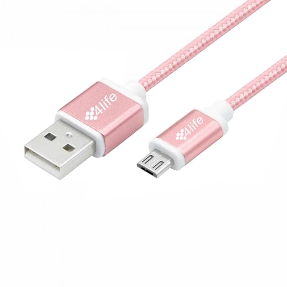 4life Cabo Usb Lightning 1M 4LIFE Iphone Rose