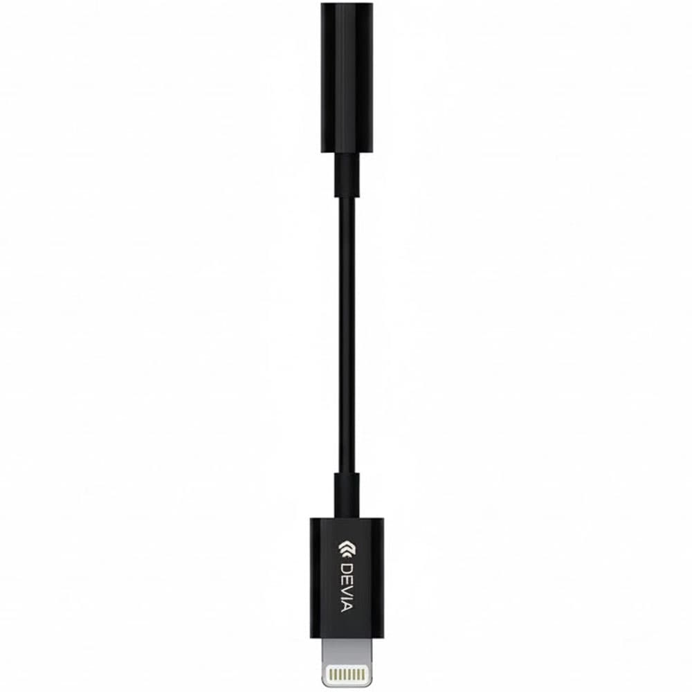 Adaptador Devia EC090 con Audio 3.5mm Lightning - Black