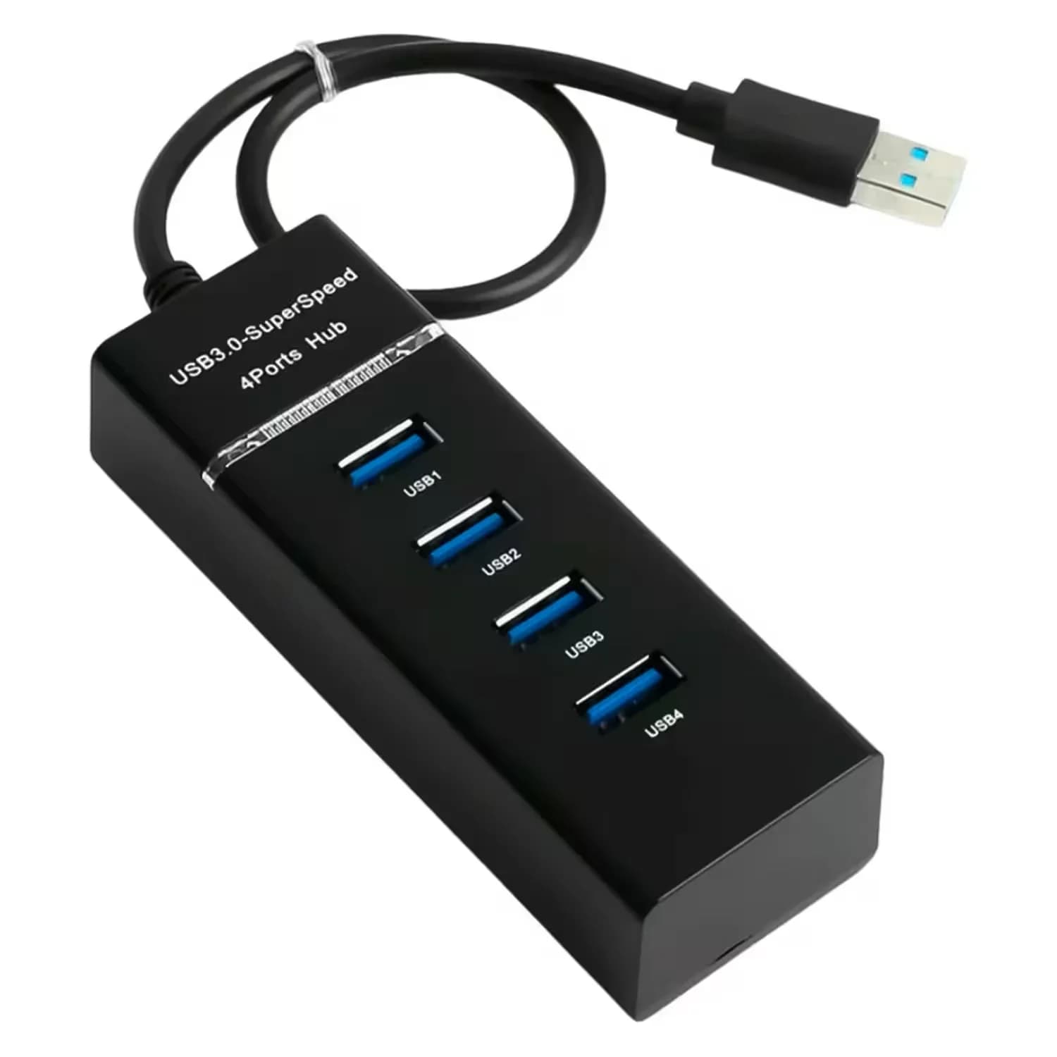 Adaptador HUB Super Speed 303 USB 3.0 - Preto
