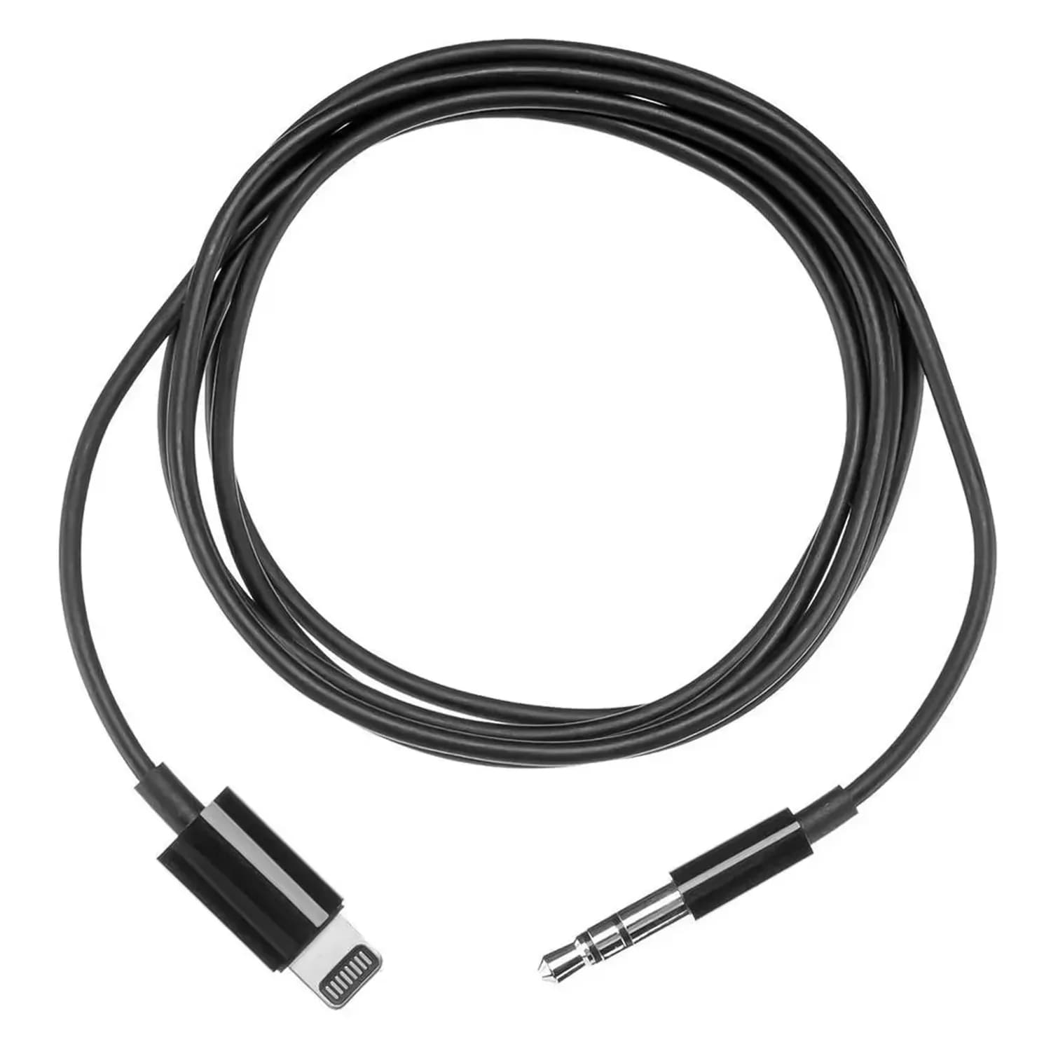 Apple Cabo Apple MR2C2ZE/A Lightning para 3.5 mm 1.2 Metros Original - Preto