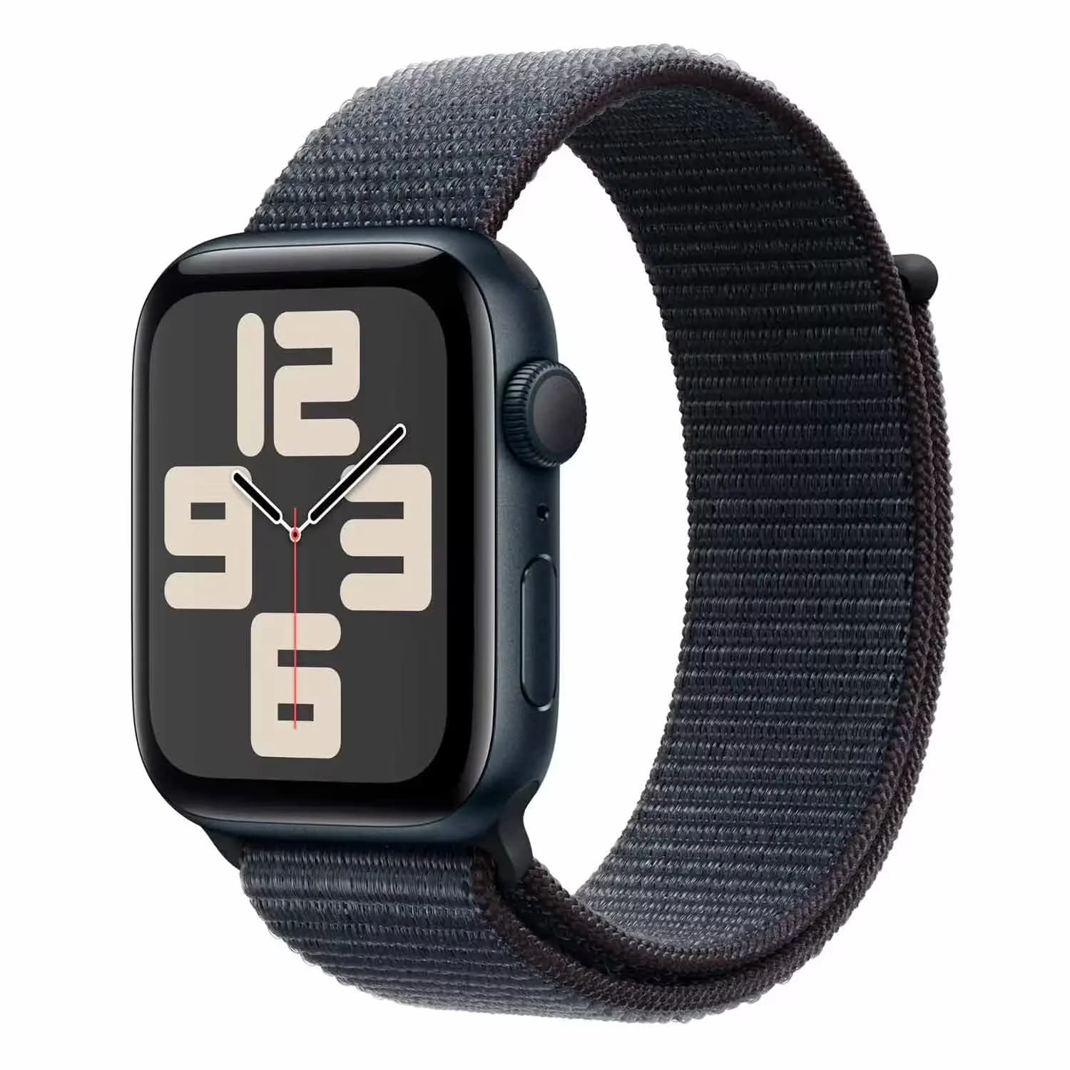 Apple Watch SE 2 MXEP3LL/A Caixa Alumínio 44mm Meia Noite - Loop Esportiva Meia Noite