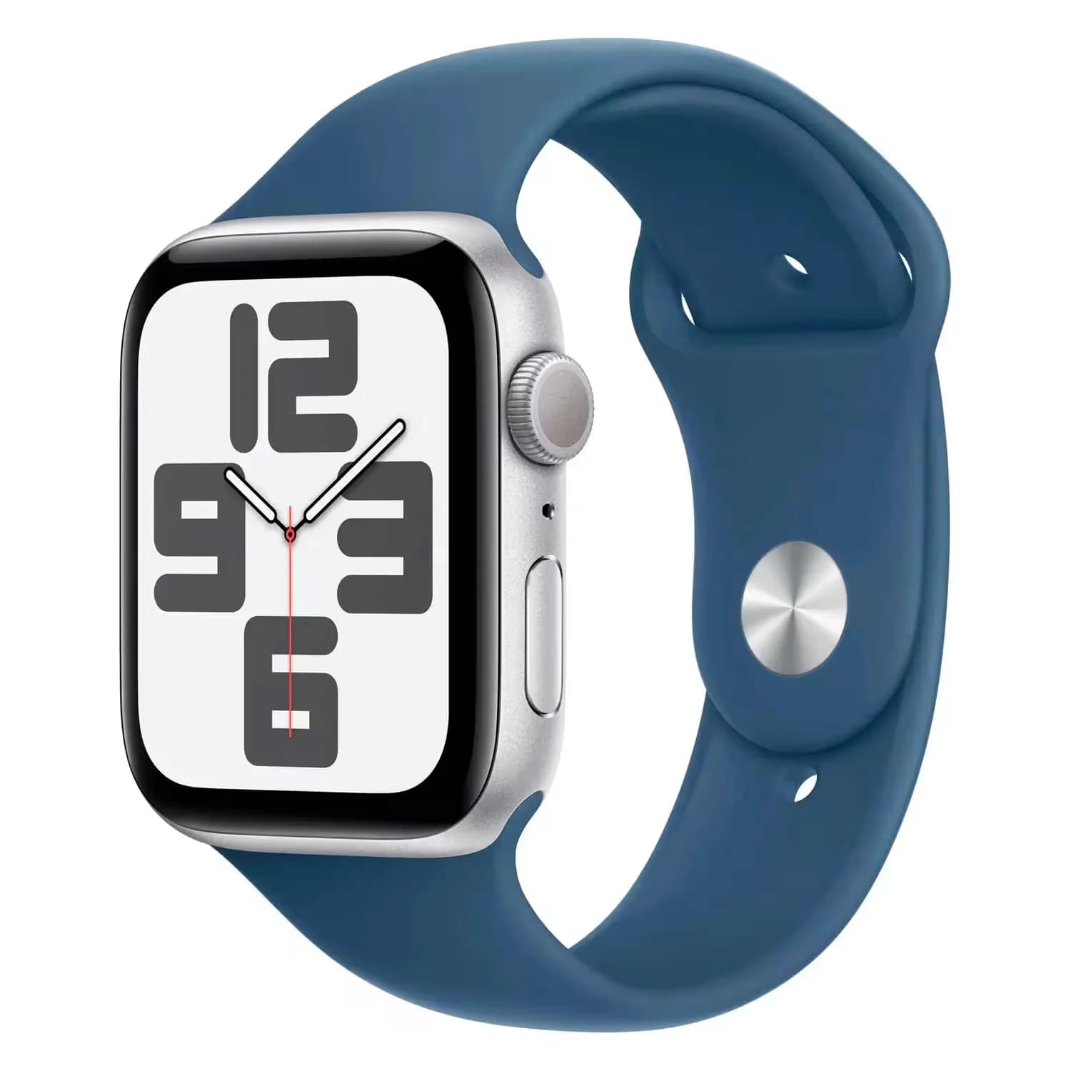 Apple Watch SE 2 MXFV3LL/A Celular + GPS Caixa Alumínio 40mm Prata - Esportiva Azul S/