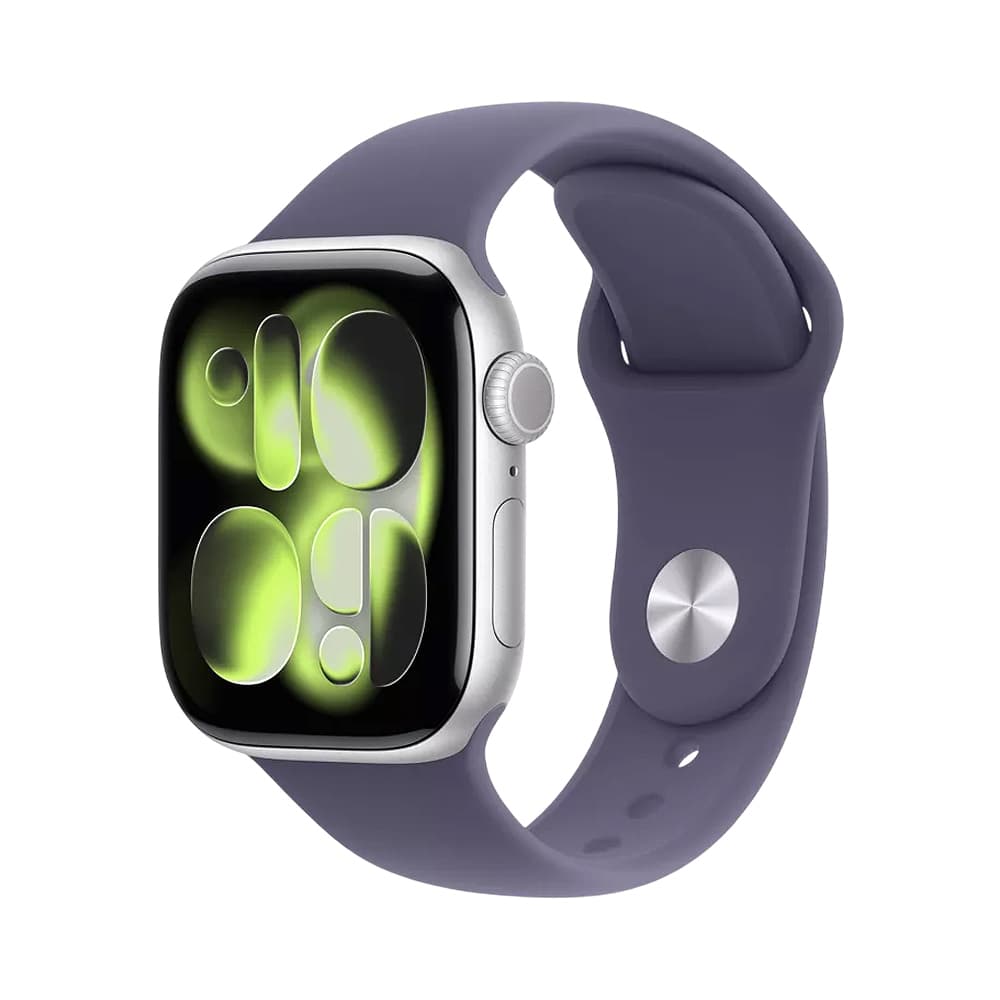 Apple Watch Series 11 A3333 Meva4 Lw/A 46 Mm M/L Gps Silver Aluminum/Purple Fog Sport