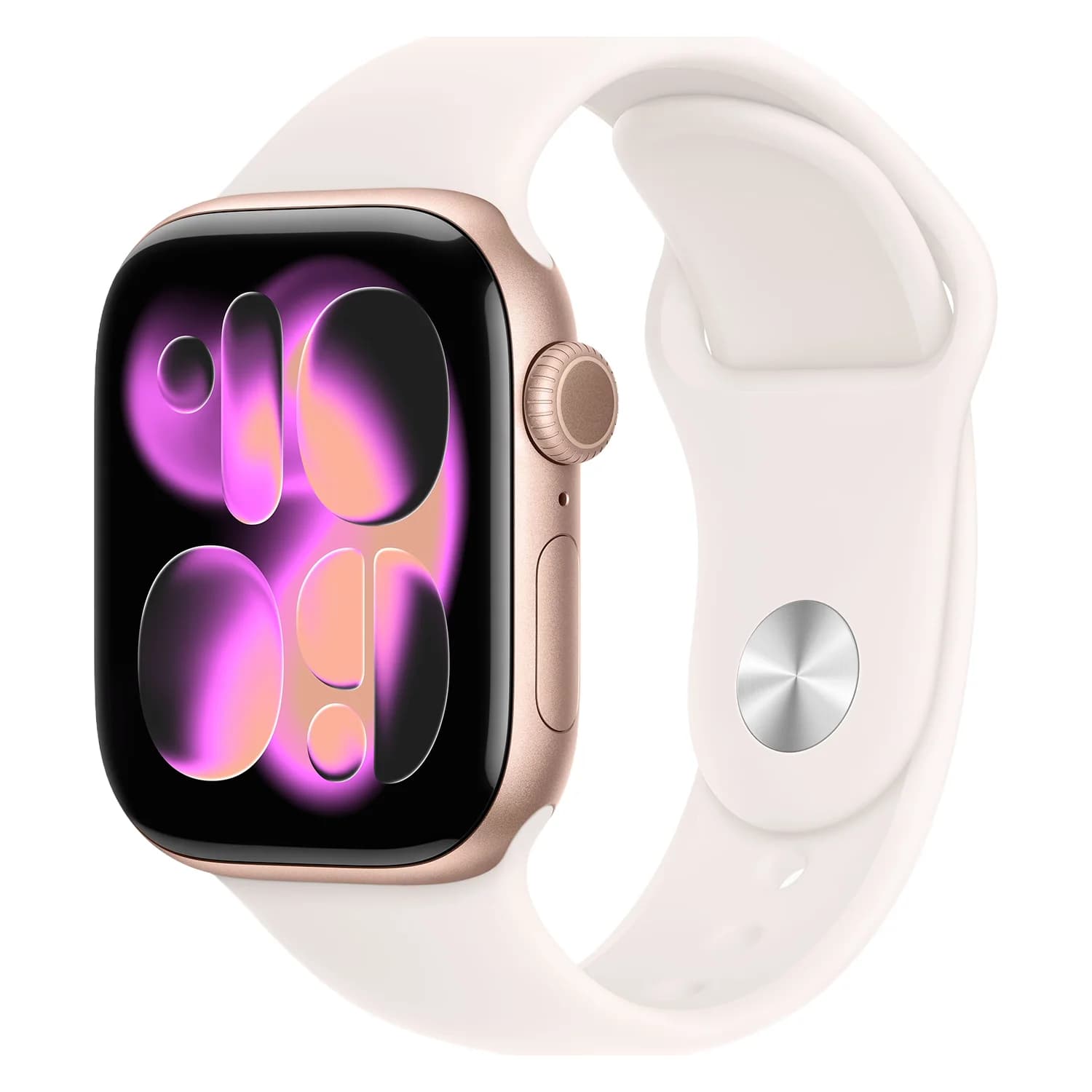 Apple Watch Series 11 MEU04LW/A Caixa Alumínio 42mm Ouro Rosa - Esportiva Blush Claro