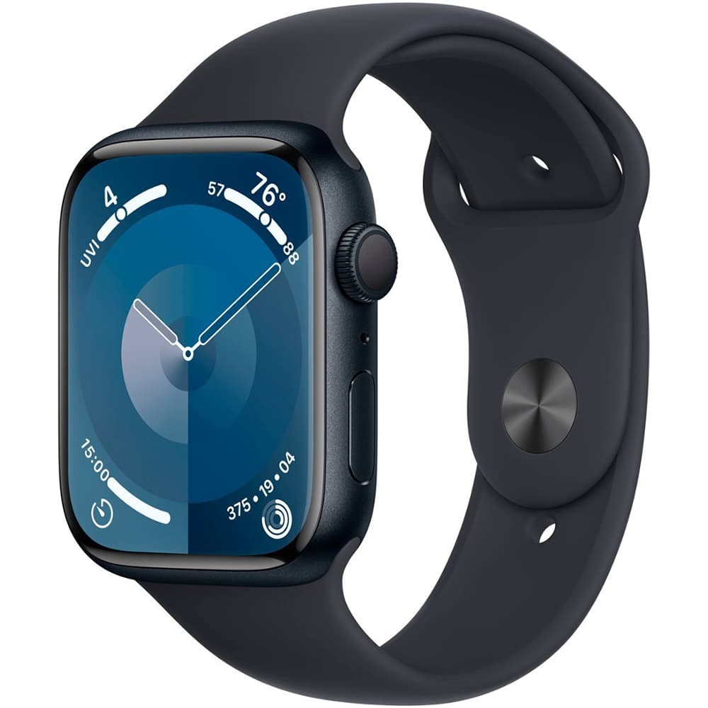 Apple Watch Series 9 45mm GPS Aluminum Midnight/Sport Band Midnight S/M
