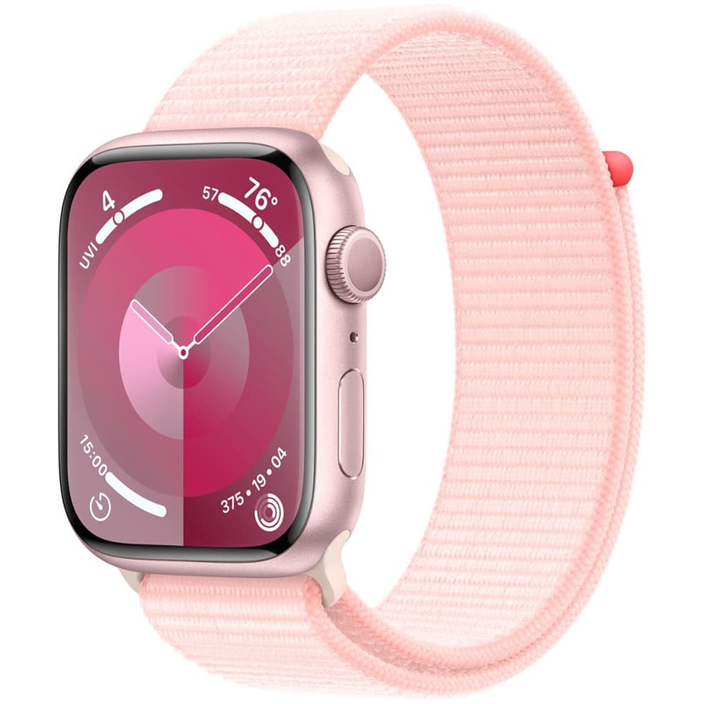 Apple Watch Series 9 45mm GPS Aluminum Pink/Sport Loop Light Pink