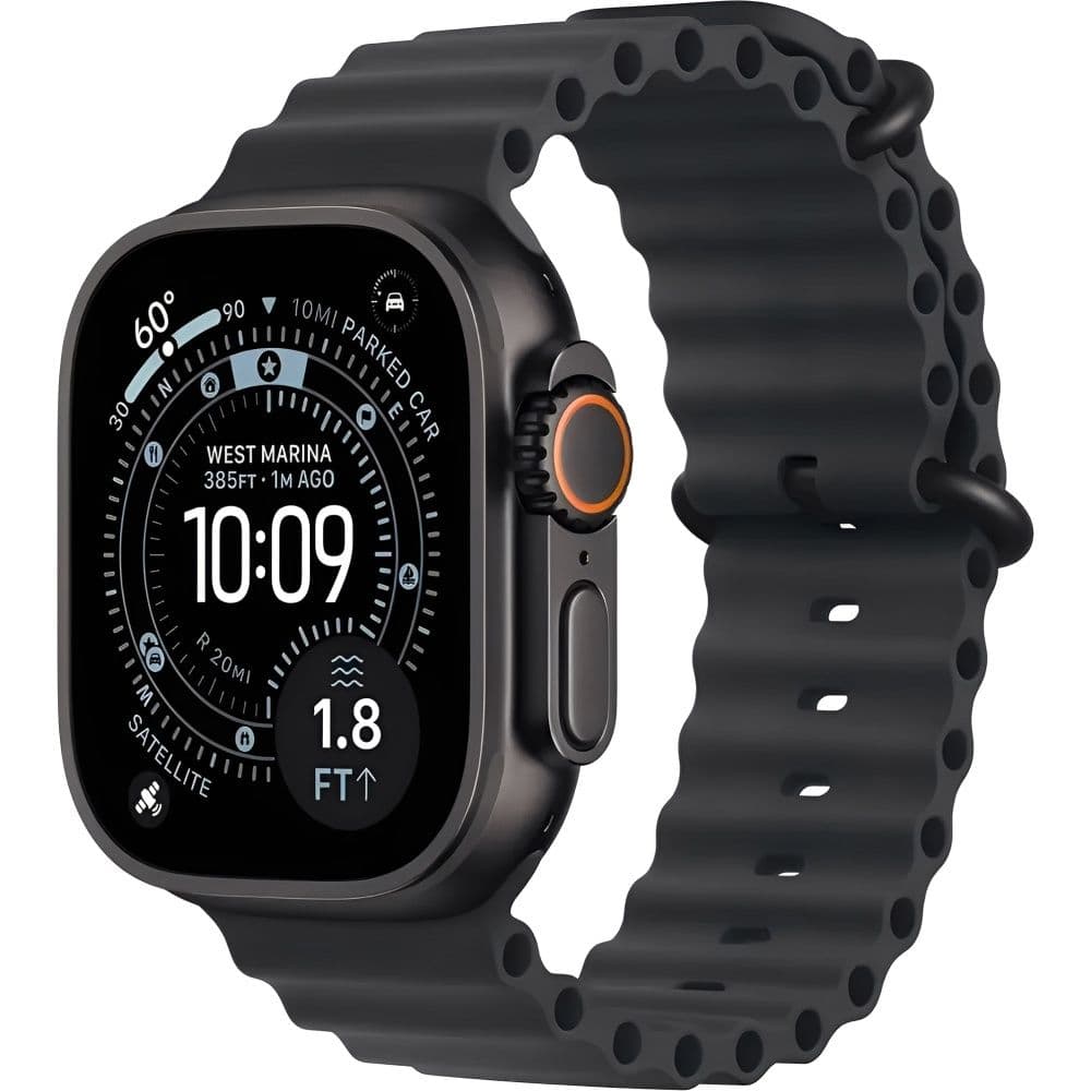 Apple Watch Ultra 3 49mm MF0J4LW/A com Double Tap Gesture / Chip S10 / Pulseira Ocean