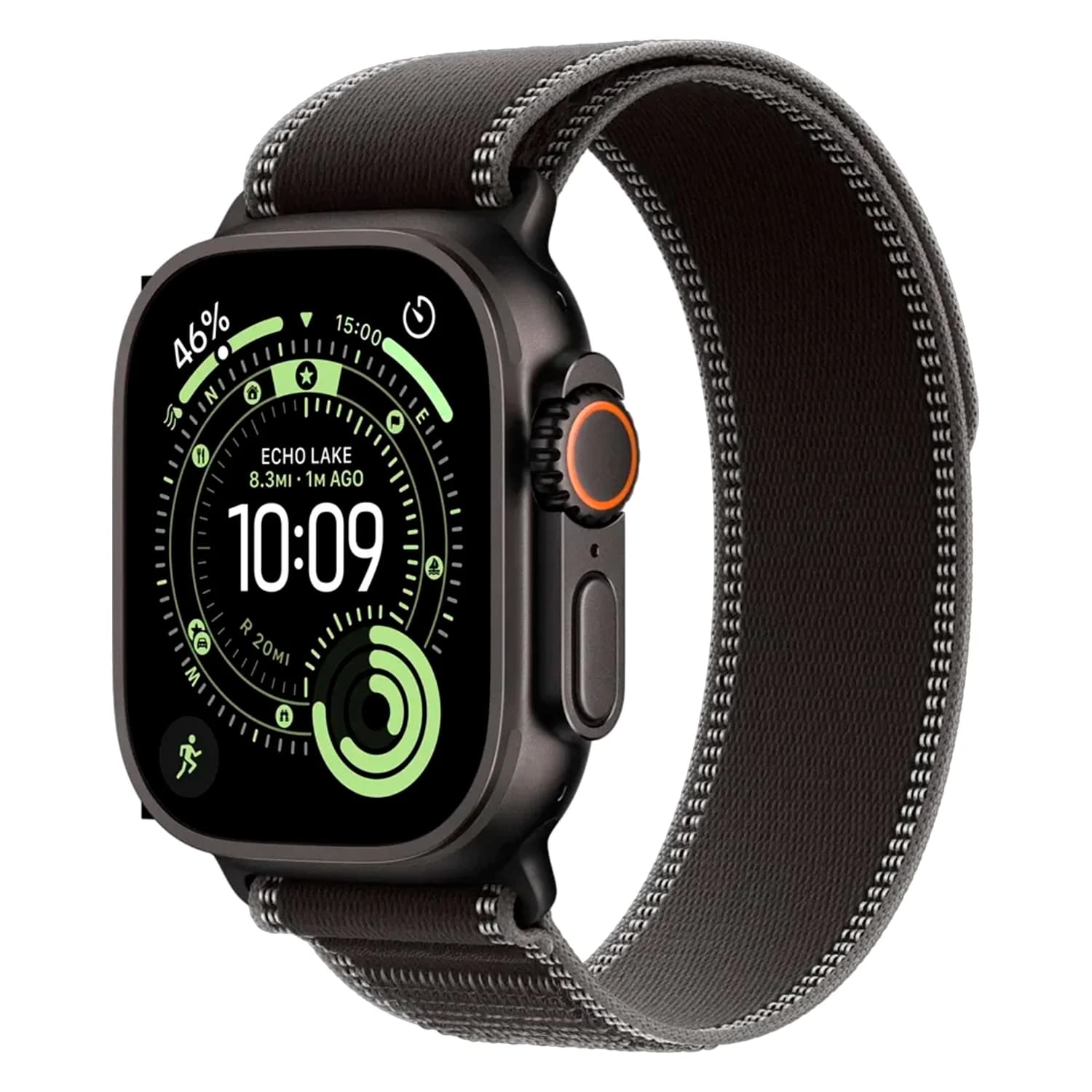 Apple Watch Ultra 3 MF1H4AF/A Celular + GPS Caixa Titânio Preto 49mm - Loop Trail Pret