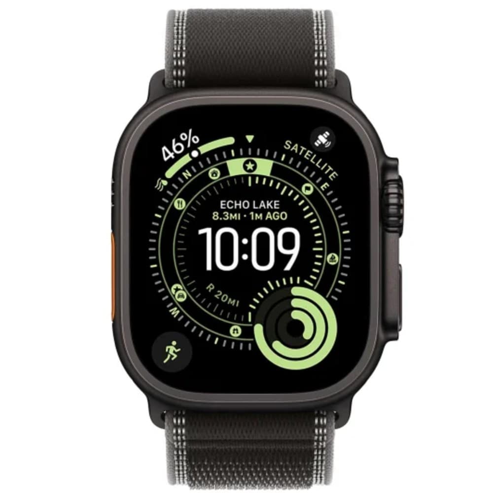 Apple Watch Ultra3 4mm Cell MF1H4LW/A M - Black/Charcoal Trail Loop