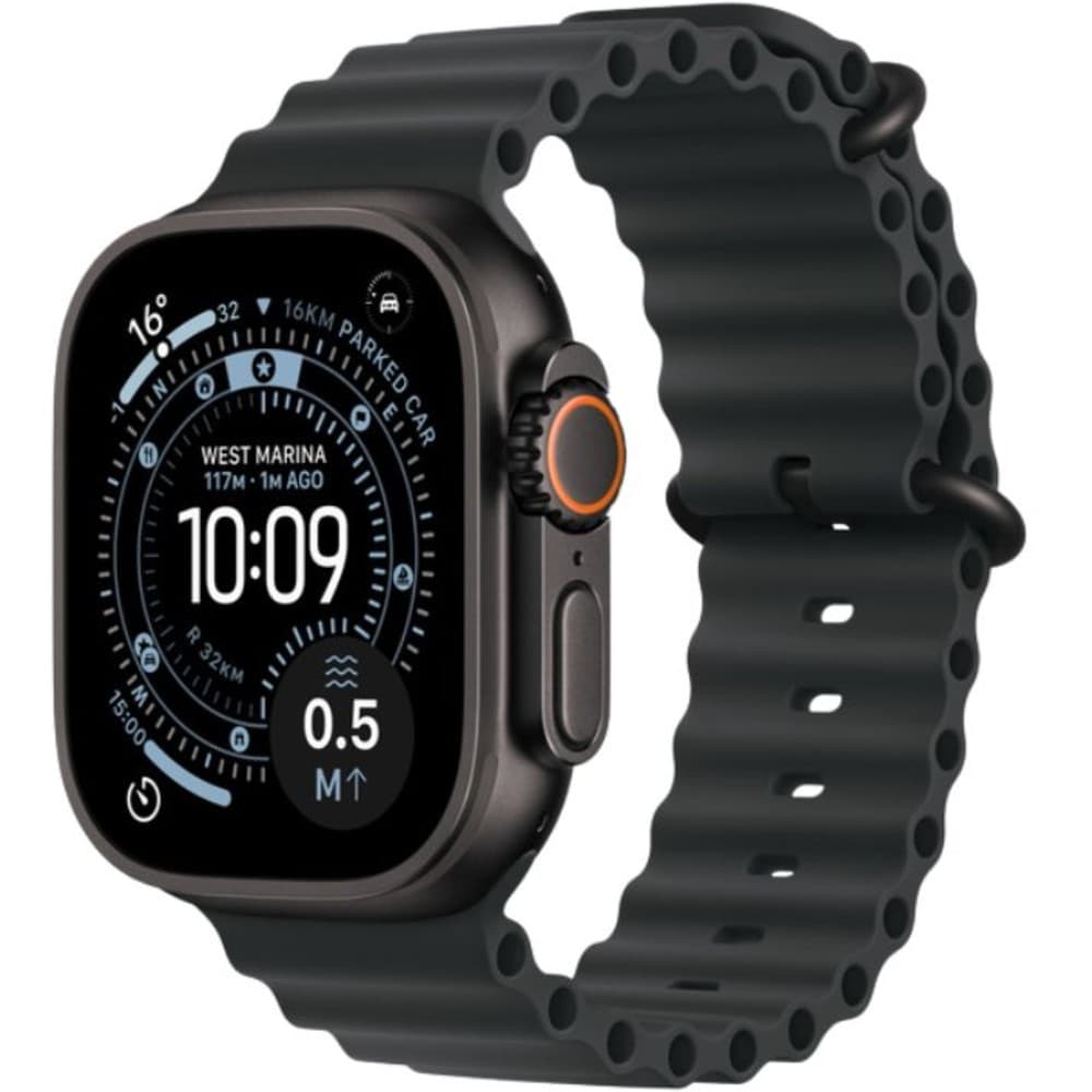 Apple Watch Ultra3 MF0J4LW/A 49mm Cell - Black W/Black Ocean
