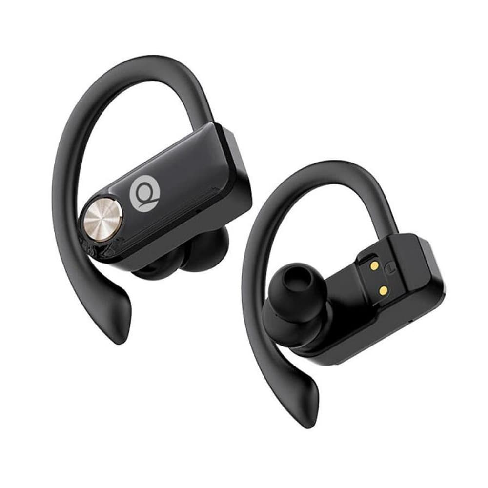 Auricular Deportivo Quanta Qtfoe10 Bluetooth Negro