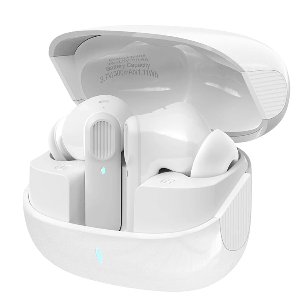 Auricular Devia ANC TWS Pro1 Wireless Earphone - White