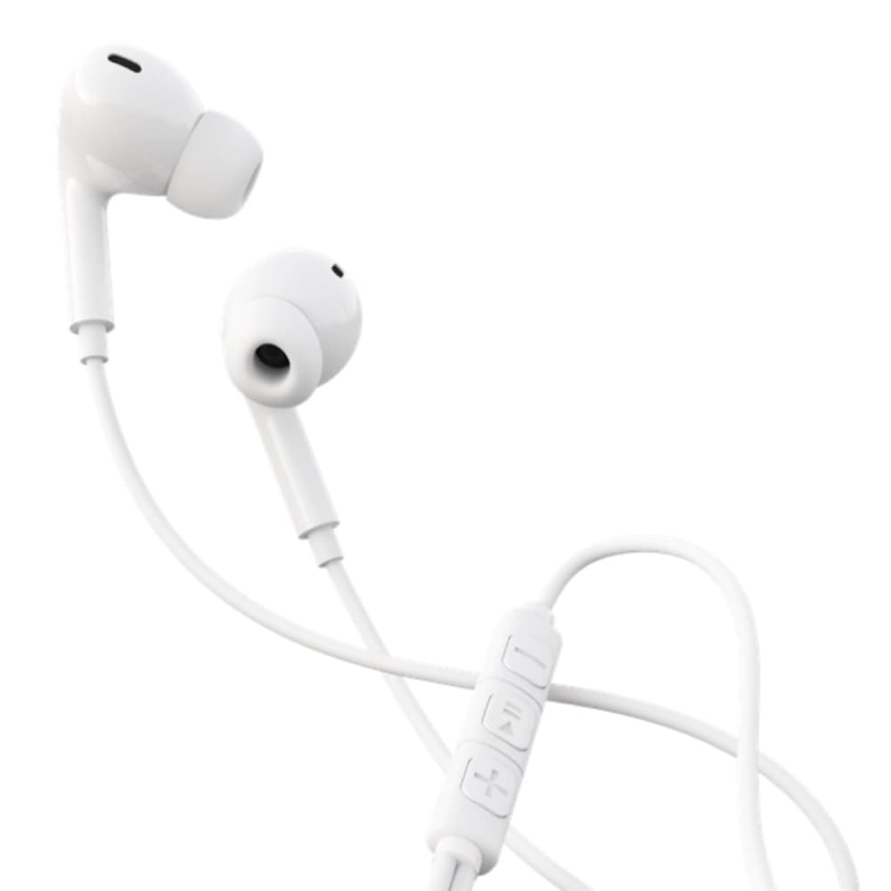Auricular Devia C/Cable Kintone Serie A2 3.5mm - White
