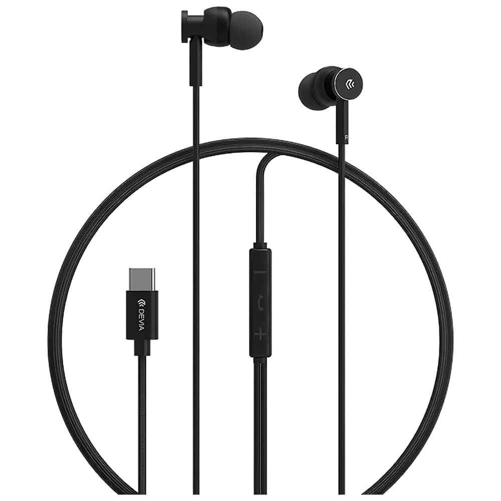 Auricular Devia M1 Inalambrico Smart Series Tipo C - Black