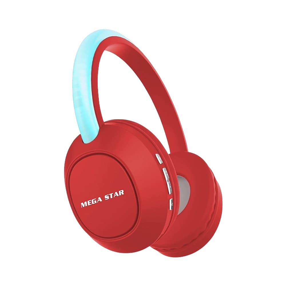 Auricular Inalámbrico Mega Star Hpv05 Bt Rojo