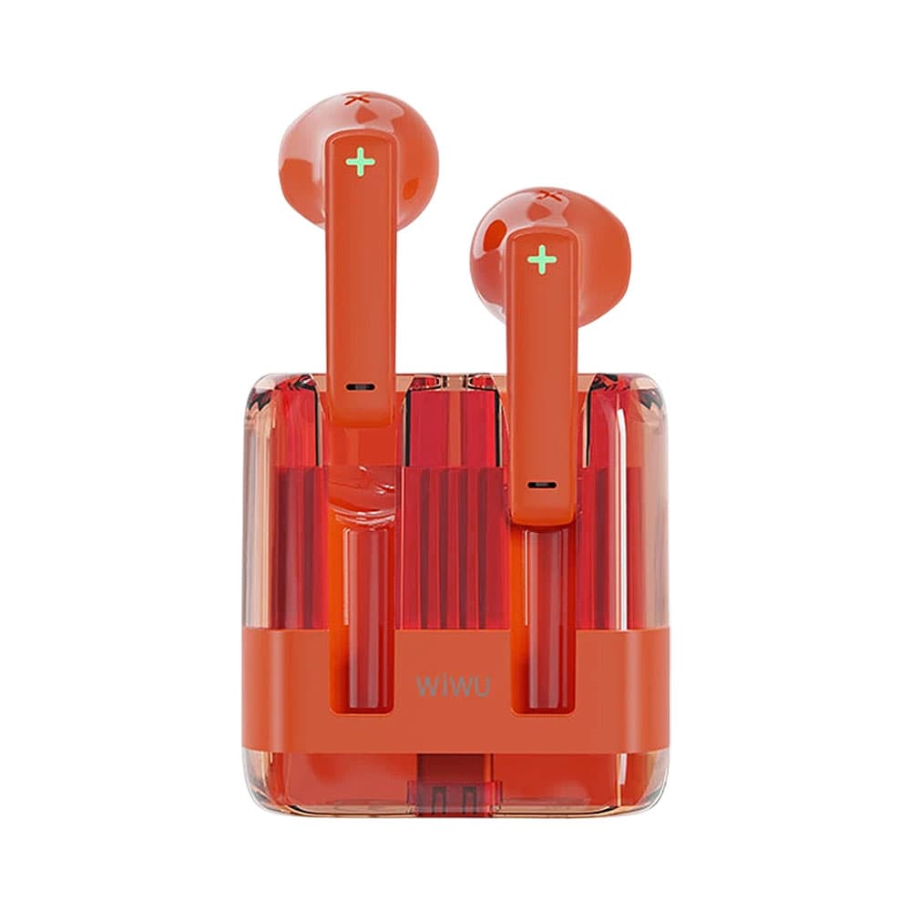 Auricular Inalámbrico Wiwu Crystal T21 Tws Orange