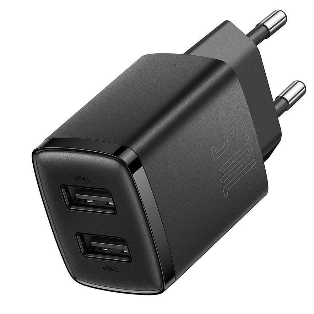 Baseus Cargador Fuente Baseus CCXJ-010201 2USB 10.5W - Black