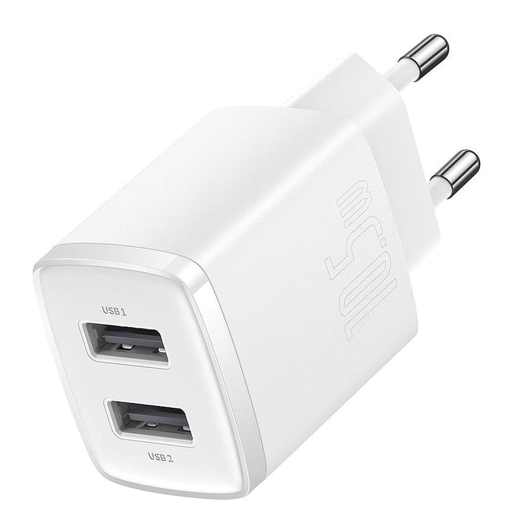 Baseus Cargador Fuente Baseus CCXJ-010202 2USB 10.5W -White