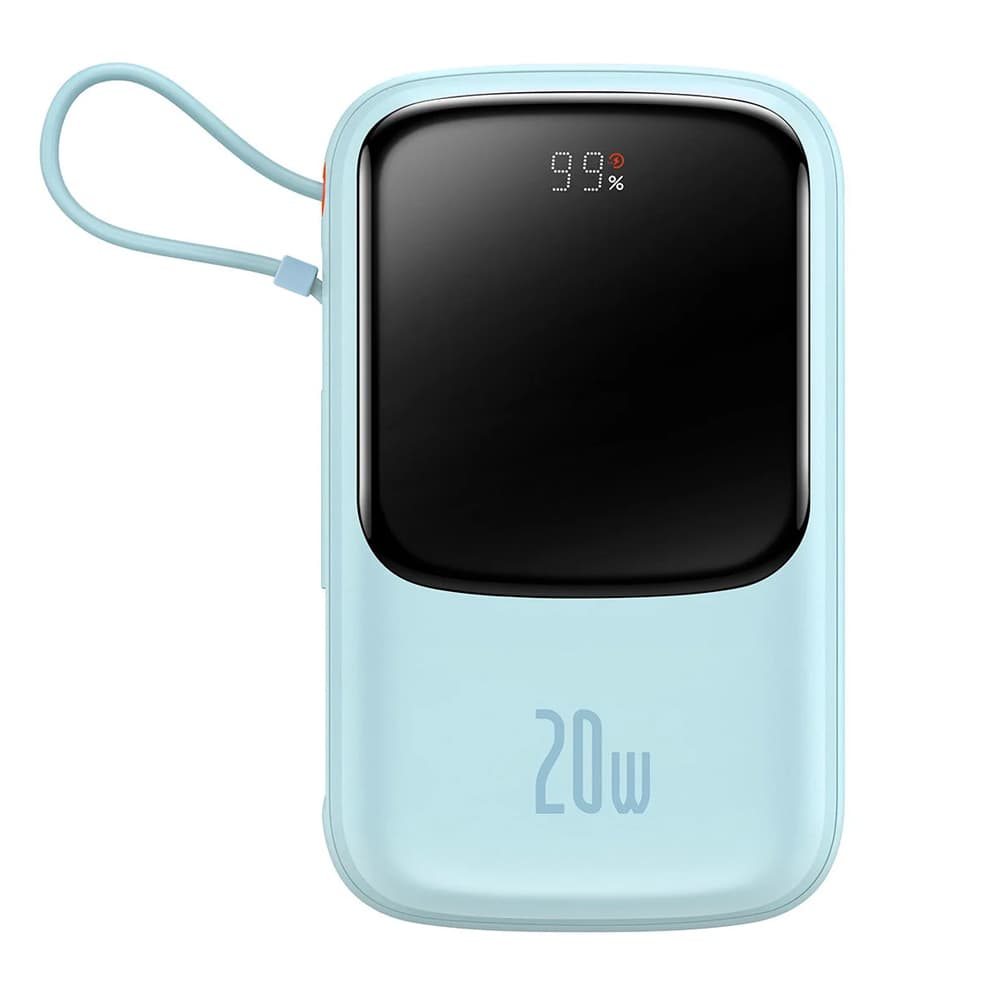 Baseus Cargador Portátil Baseus PPQD020003 10000mAh IP Edition 20W - Light Blue