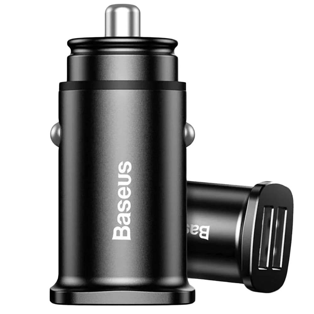 Baseus Cargador Vehicular Baseus CCALL-DS01 30W Dual USB - Black