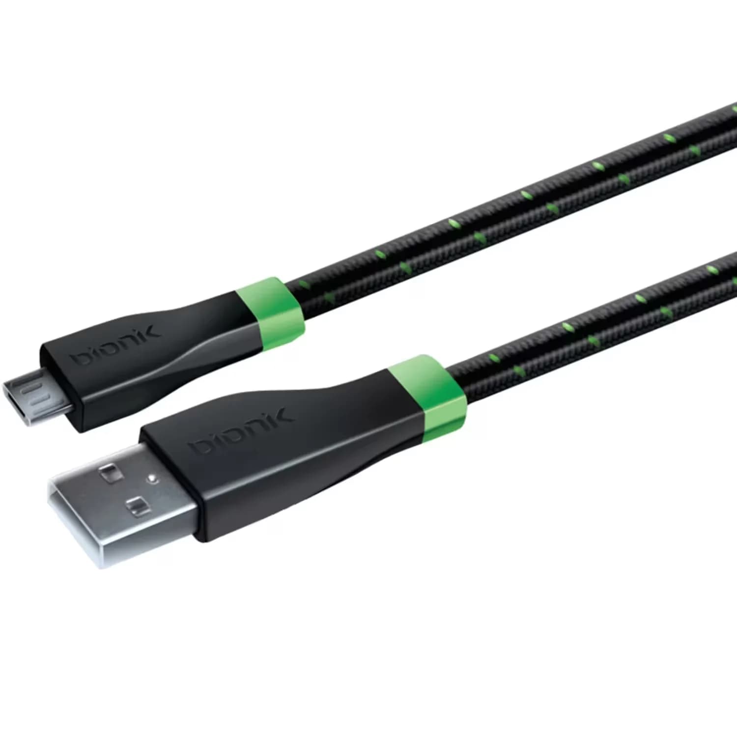 Cabo Bionik BNK-9012 para Xbox One Lynx - Preto e Verde