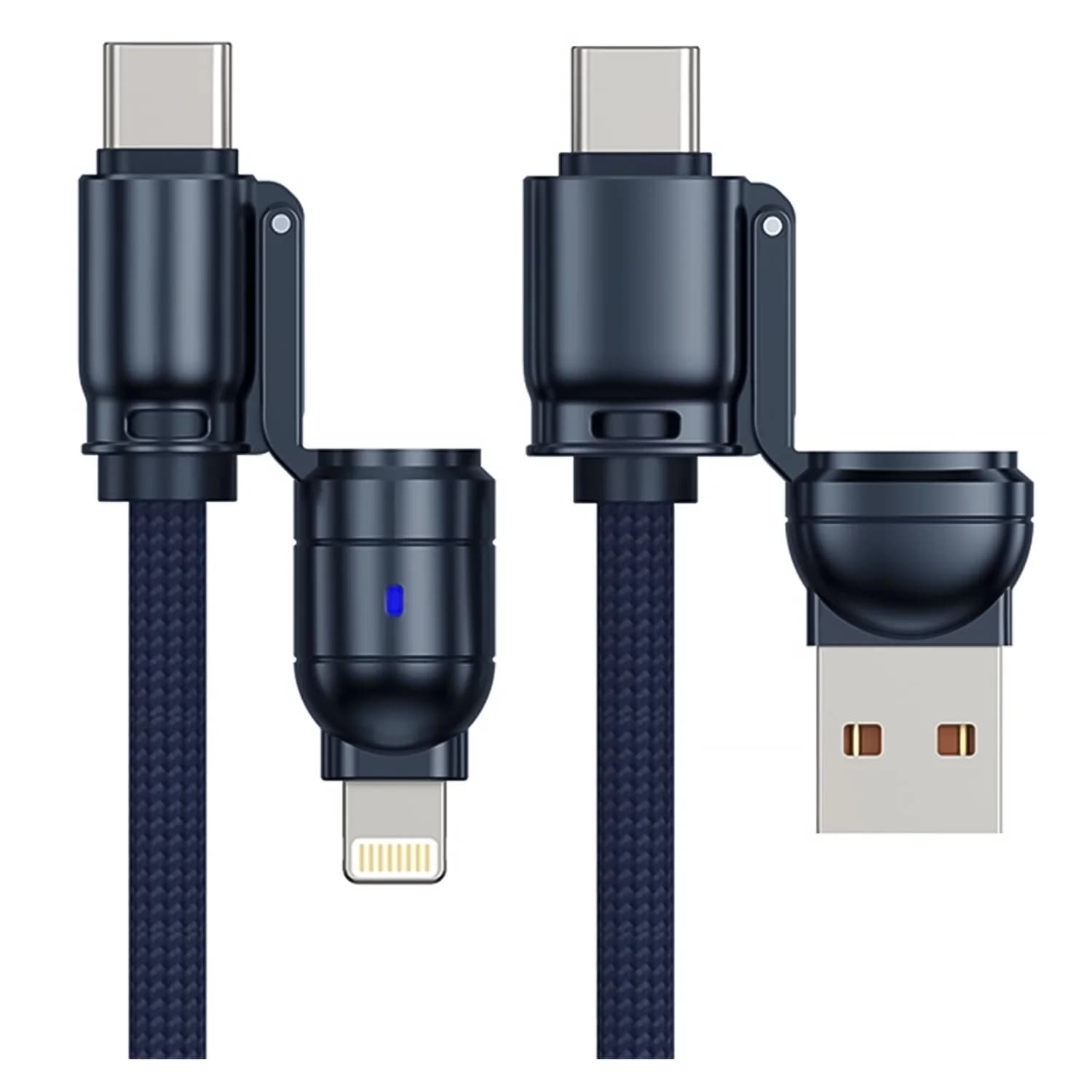 Cabo G-Tide Bullet Power WC155-5 USB/USB-C/Lightning 1.5 Metros - Azul