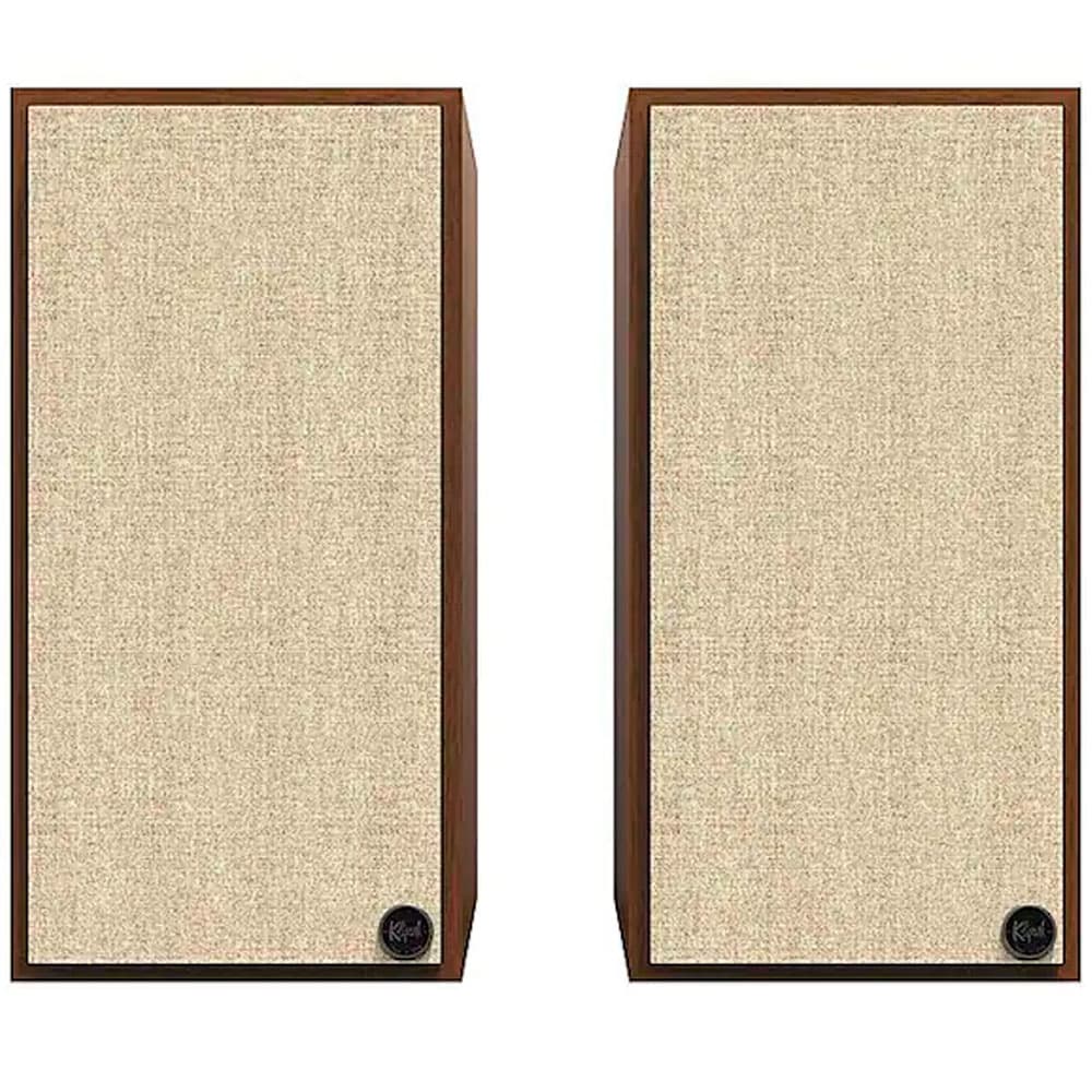 Caixa de Som Sem Fio Klipsch Bookshelf The Seven Acústicas 400W Woofers 6.5” (PAR) Walnut