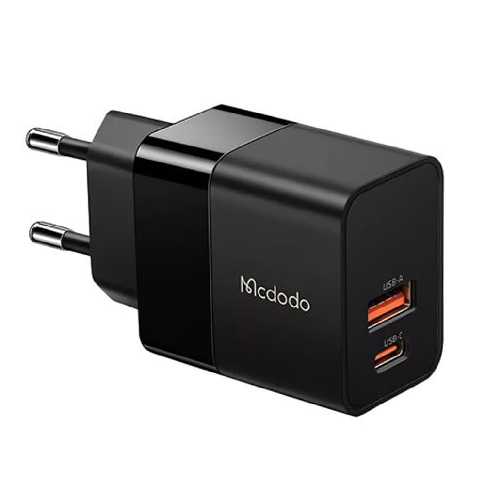 Cargador de Pared CH-1952 de 20W + Cable USB-C a USB - Black