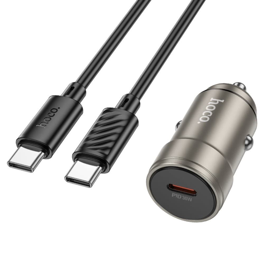 Cargador Hoco Z57 + Cable USB-C A USB-C - Gold