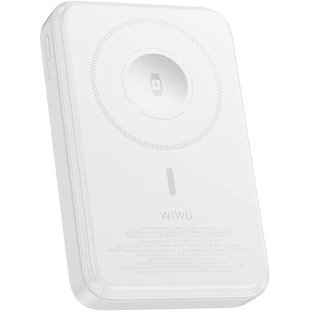 Cargador Inalámbrico WiWU WI-P061 con USB-C a Lightning - White