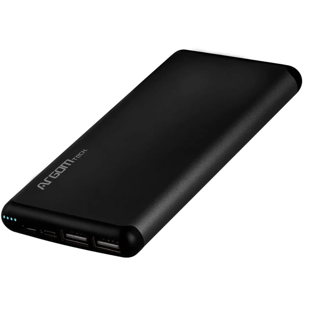 Cargador Portatil Argom S12 12000MAH ARG-PB-1150BK - Negro