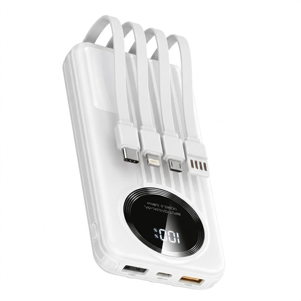 Cargador Portatil Ecopower EP-C800 12000MAH - Blanco