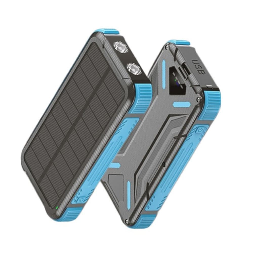 Cargador Portátil Ecopower EP-C805 22000mAh Solar con Linterna - Azul