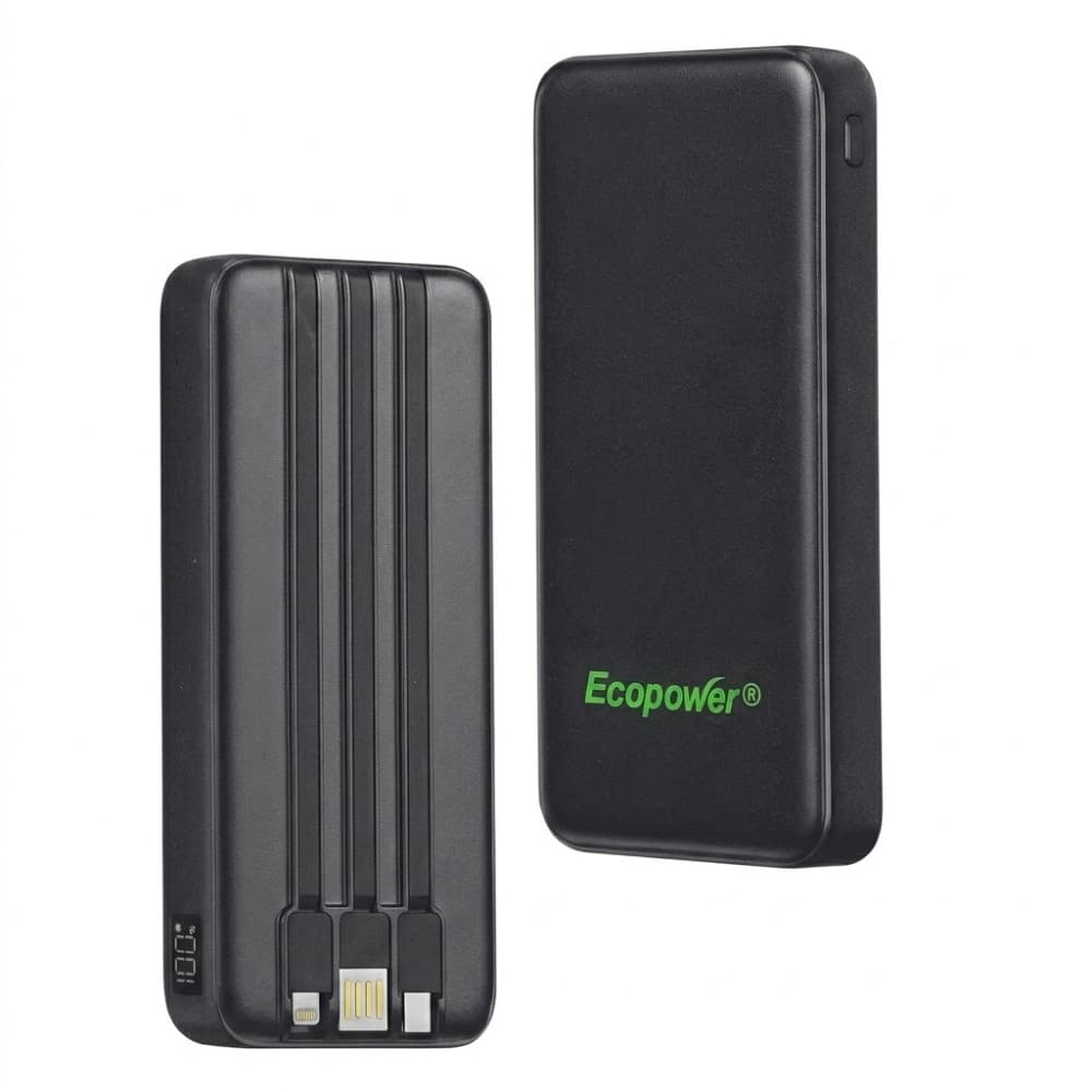Cargador Portatil Ecopower EP-C807 12000MAH - Negro
