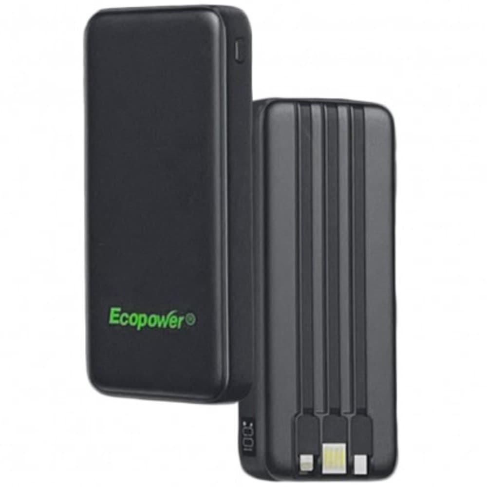 Cargador Portatil Ecopower EP-C807 12000MAH Negro (Caja Fea)